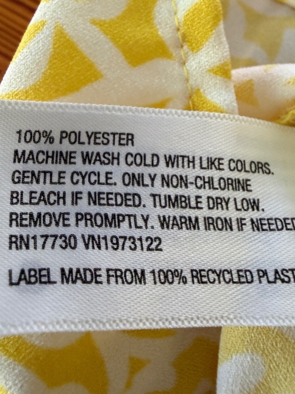 A New Day Yellow Floral Shift Dress Large - Picture 2 of 5
